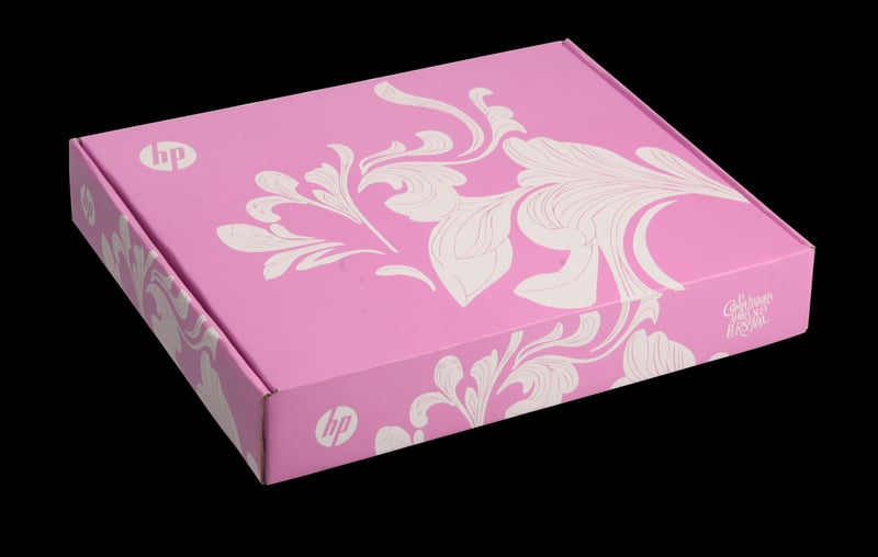 Caja rosa HP